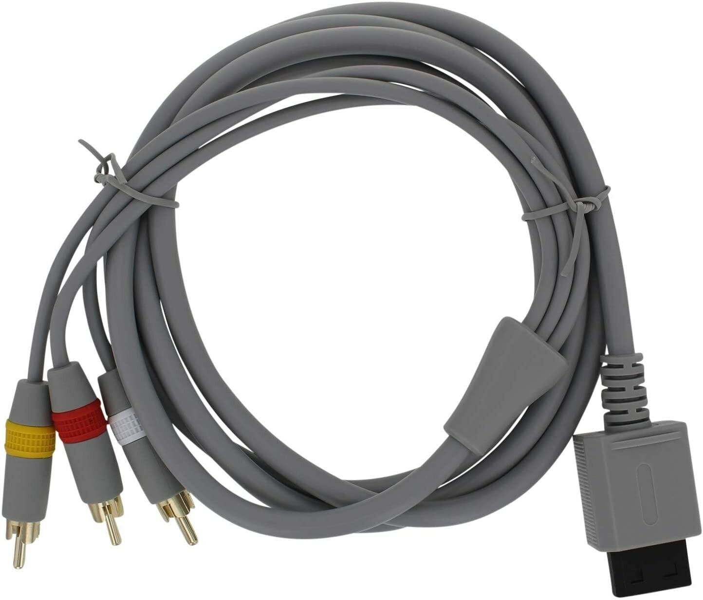 ⚡️ Nintendo Wii TV Cable Wii U AV Lead Audio Video Wire RCA 1.8M RVL-009 ⚡️