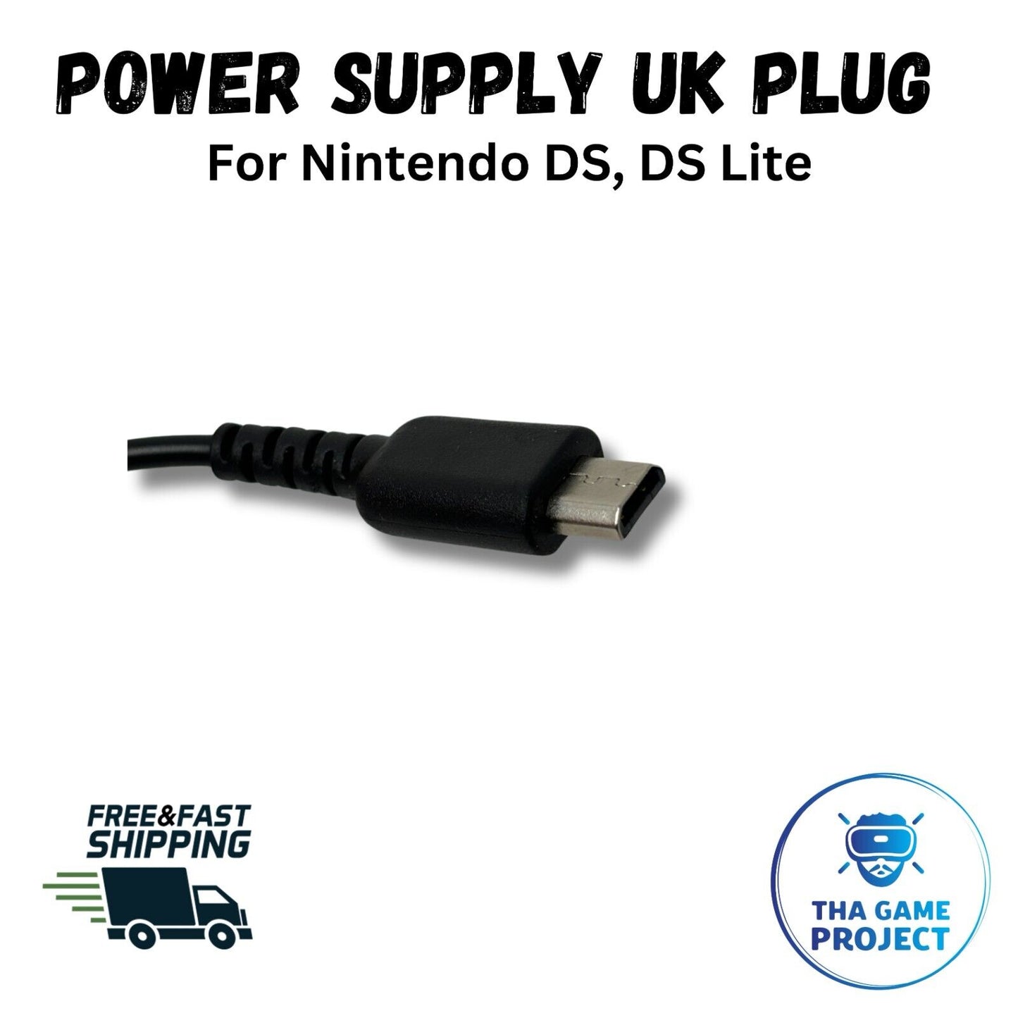 🔌 UK 3-Pin Nintendo DS/DS Lite Power Supply Charger USG-002(UK) 🔌