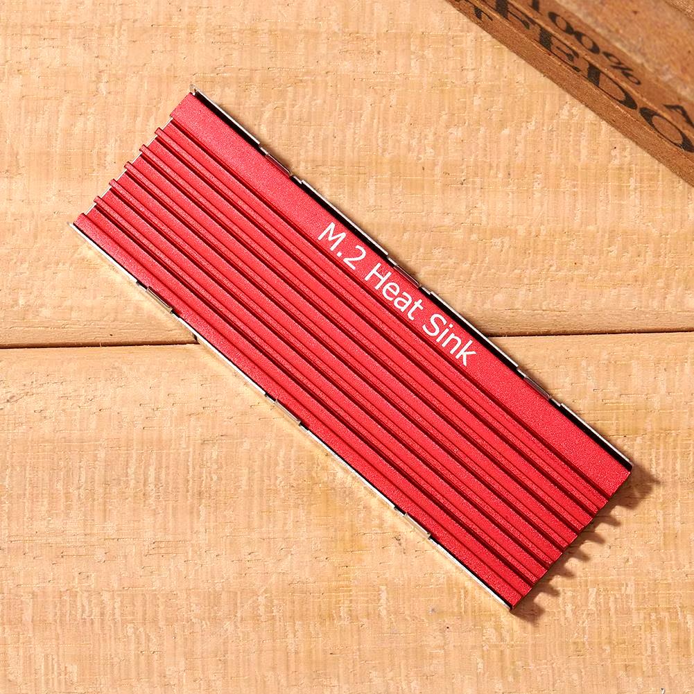 Disipador de calor SSD M.2 - Aluminio para NVMe 2280, almohadilla de enfriamiento para PC/PS5 NEGRO