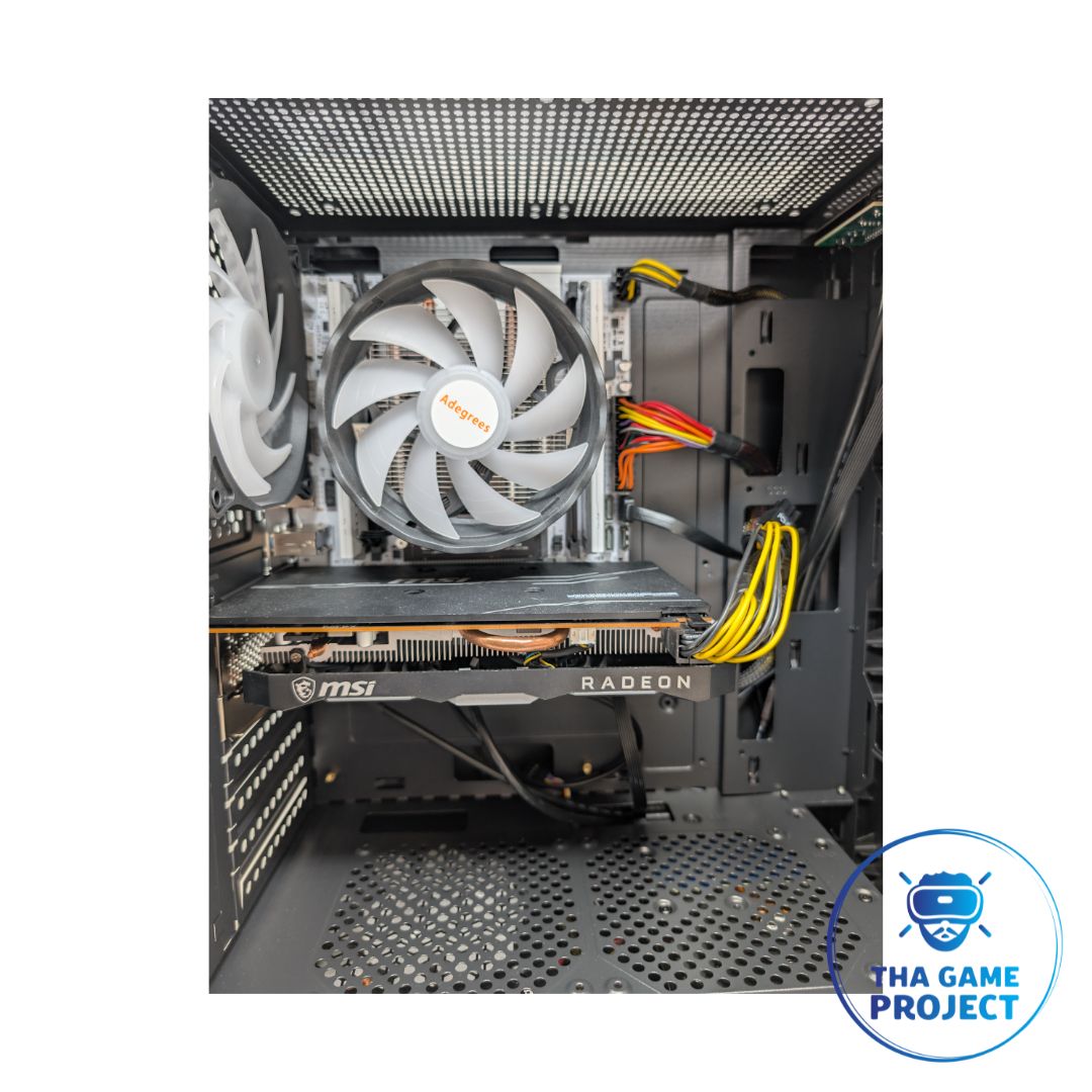 Custom Gaming PC — Intel Xeon E5-2680 v4 | RX 6600 XT | 32 GB DDR4 | 500 GB NVMe + 3 TB HDD | Windows 11 Pro | RGB Case