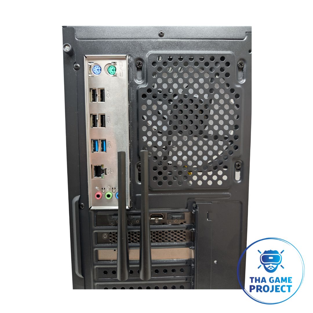 Custom Gaming PC — Intel Xeon E5-2680 v4 | RX 6600 XT | 32 GB DDR4 | 500 GB NVMe + 3 TB HDD | Windows 11 Pro | RGB Case
