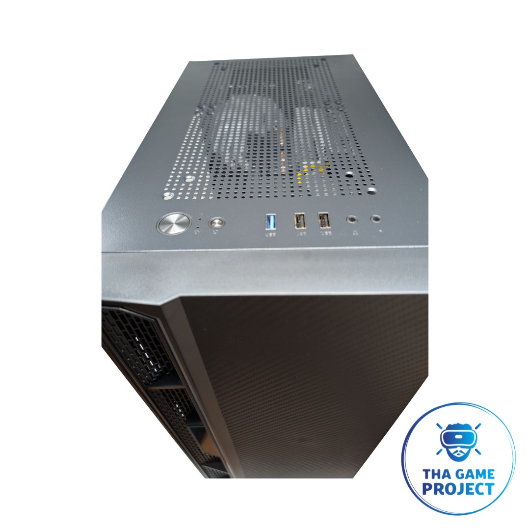 Custom Gaming PC — Intel Xeon E5-2680 v4 | RX 6600 XT | 32 GB DDR4 | 500 GB NVMe + 3 TB HDD | Windows 11 Pro | RGB Case