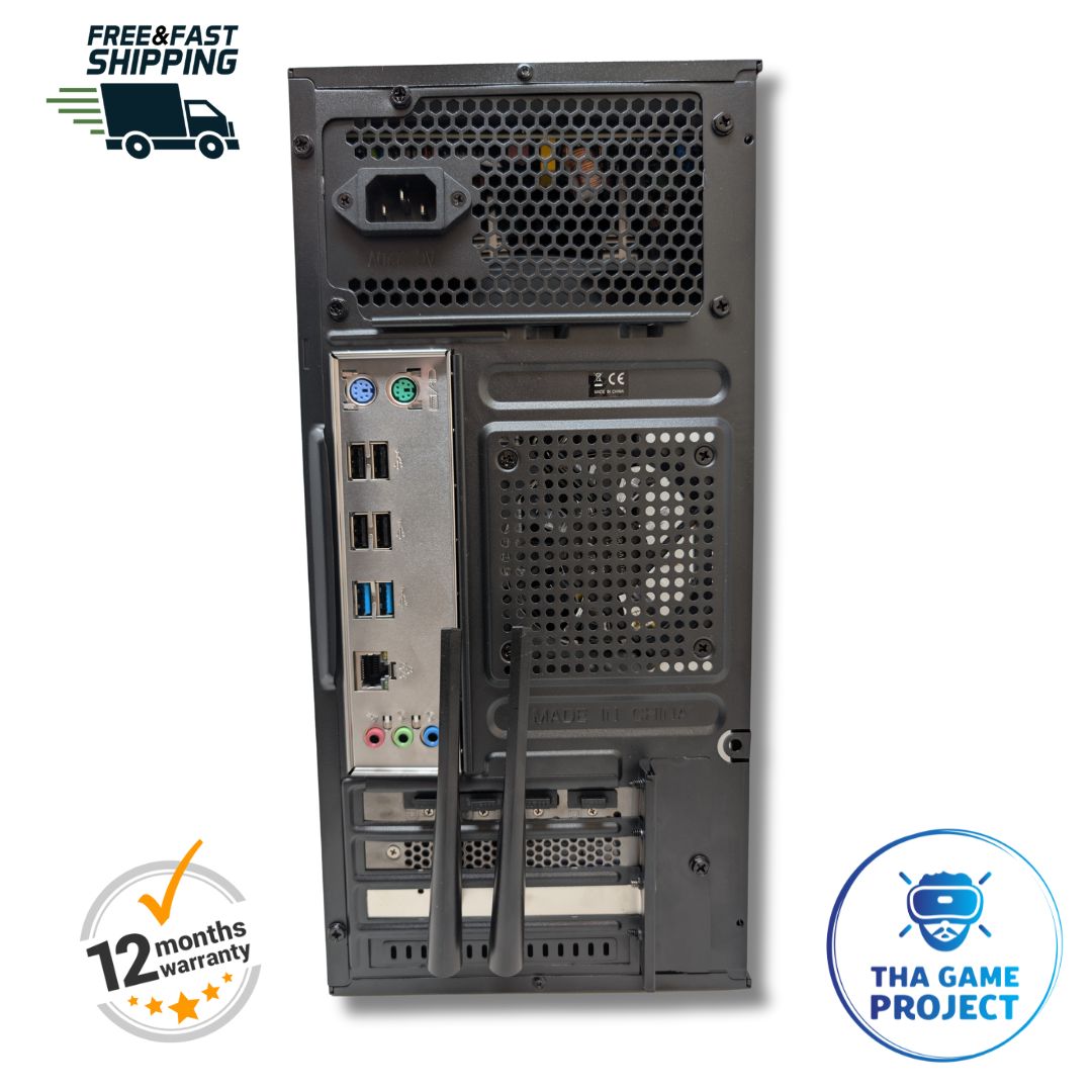 Gaming PC High FPS Rx 6600 XT MSI 32GB RAM 500GB NVMe 3TB HDD 🎮⚡